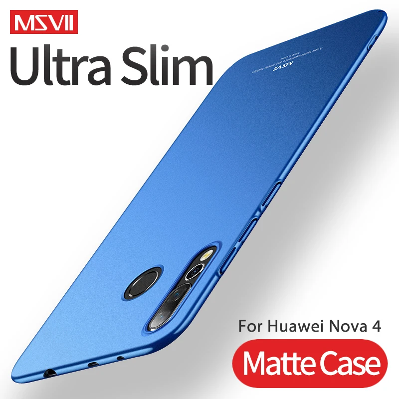

For Nova 4 3 Cases MSVII Hard PC Full Protection Cover Ultra Slim Matte Cover Case For Huawei Nova4 Nova 4 4e 3 3i 3e Phone Case