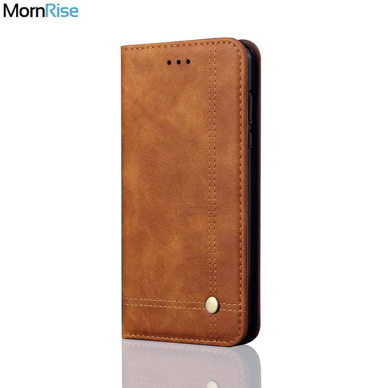 

New Vintage Leather Flip Cover For XiaoMi MI 6X A2 Wallet Luxury Card Pocket Stand Magnet Book Cover Casual Phone Case Funda