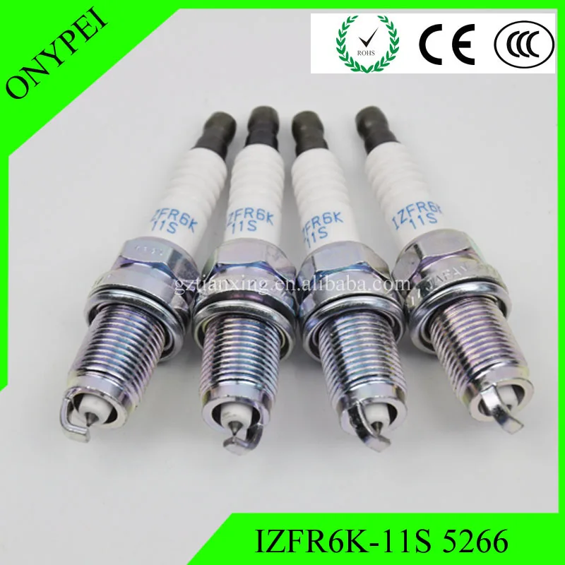 4x IZFR6K 11S Auto Car Spark Plug Types Laser Iridium Spark Plugs For Honda Civic CR-V FR-V Cars IZFR6K-11S 9807B-561BW 4x IZFR6K 11S Auto Car Spark Plug Types Laser Iridium Spark Plugs For Honda Civic CR-V FR-V Cars IZFR6K-11S 9807B-561BW