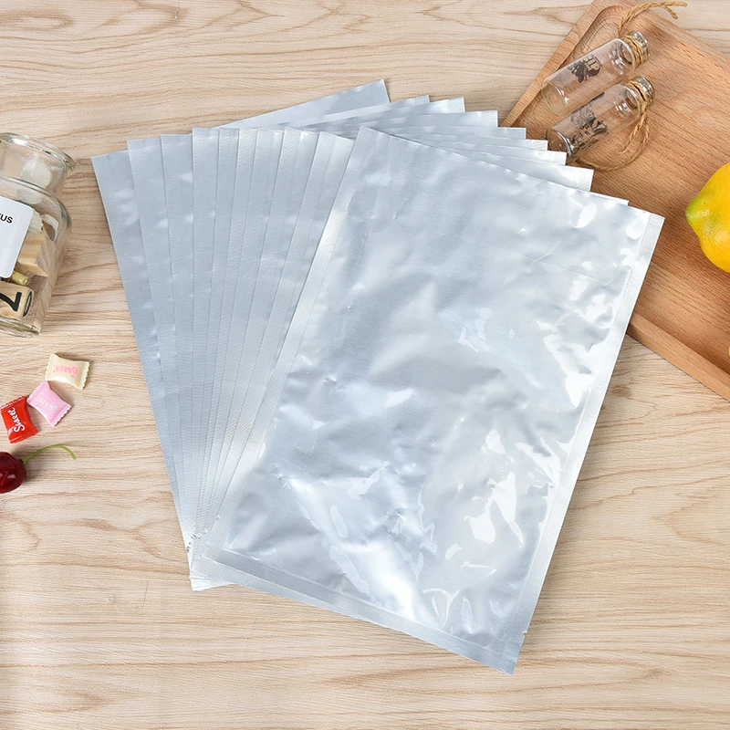 Buy 10 Pcs Silver Aluminum Foil Mylar Bag Vacuum