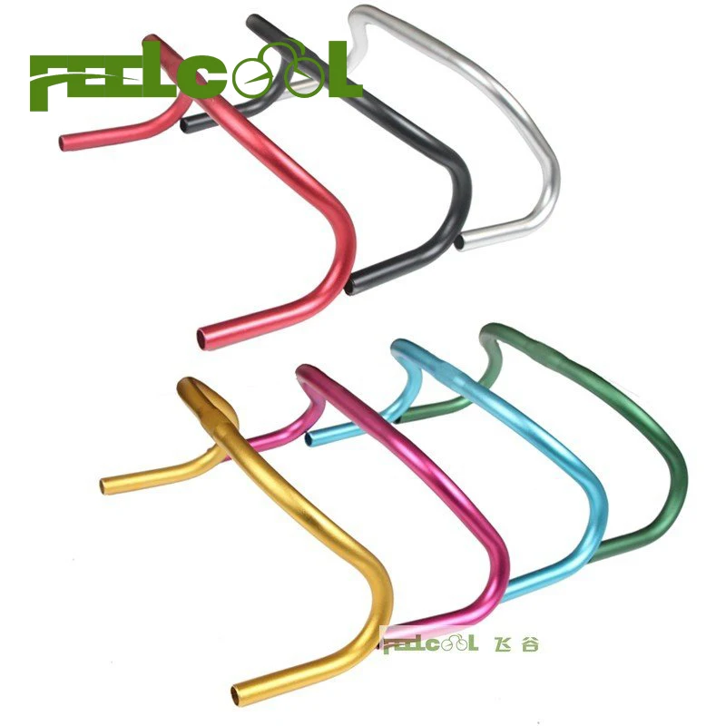 

FEELCOOL Bicycle Handlebar 700C Road Bike Colorful Aluminum Curved Bar 041