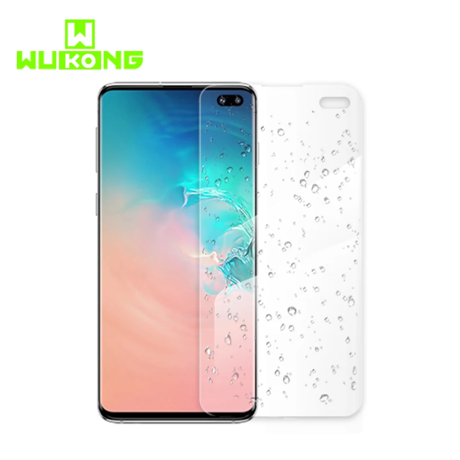 

Wukong Transparent Screen Protector For Samsung Note 9 S8 S9P Full Cover Soft Hydrogel Invisible Film For Samsung S10e S10 Plus