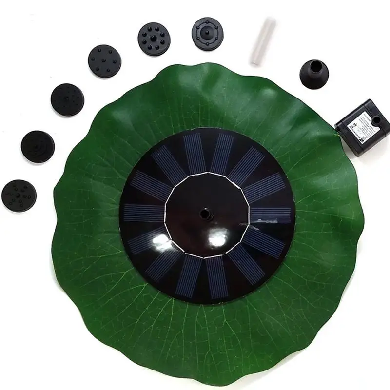 1 4 W Lotus Shaped Solar Power Fountain Pump 7V водонепроницаемый Солнечный водяной насос для полива