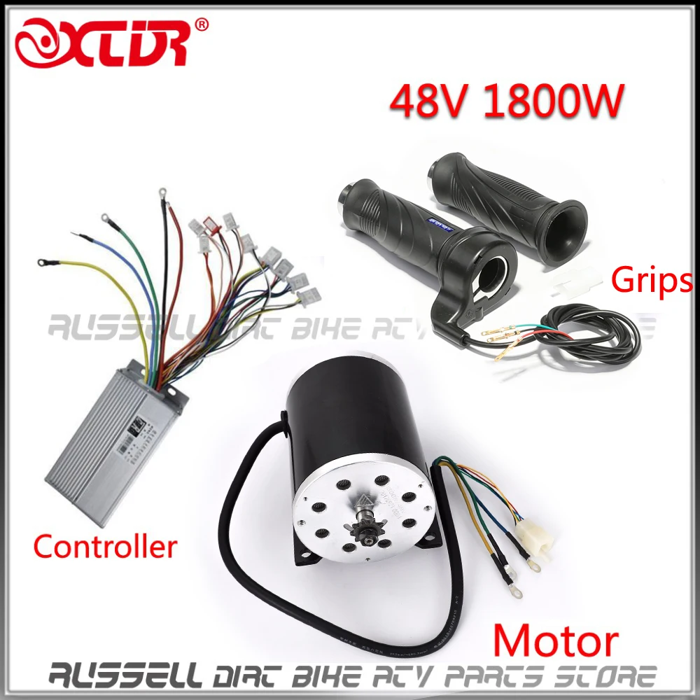 E Bike 1800W 48V Brushless Motor Controller Throttle Grip Electric Go