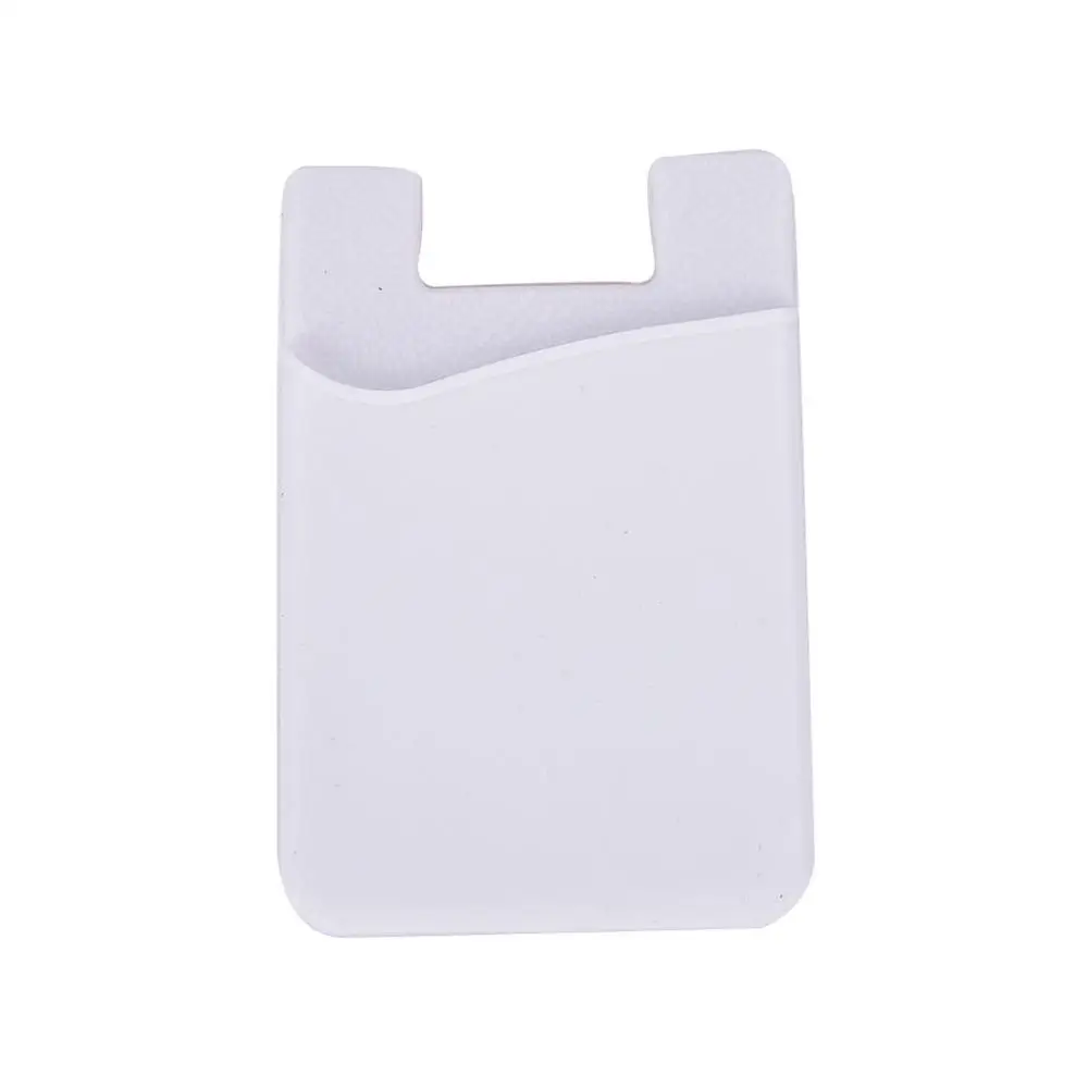Модный держатель для кредитных карт для мобильного телефона - Цвет: Белый