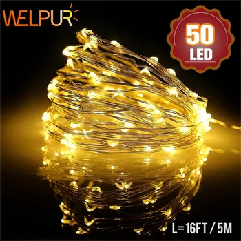 

Fairy String Lights 100Led Battery Operated Copper Wire led light Remote Control 8 Mode Waterproof for Home Garden Wedding Party