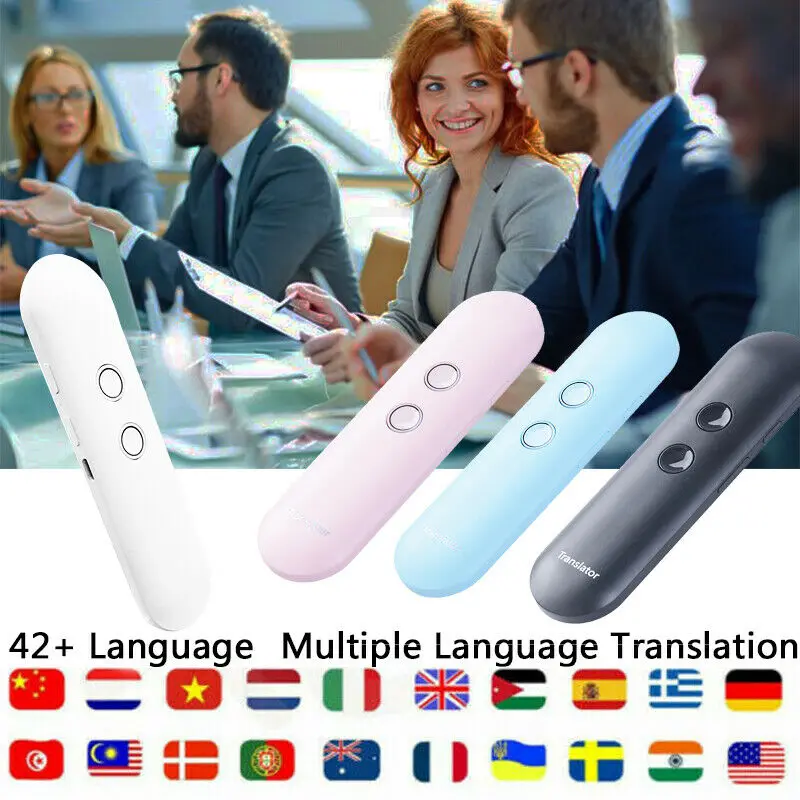 

Smart Voice Translator Business Portable Two-Way Instant Real Time 42 Multi Language Translation For Travel Study