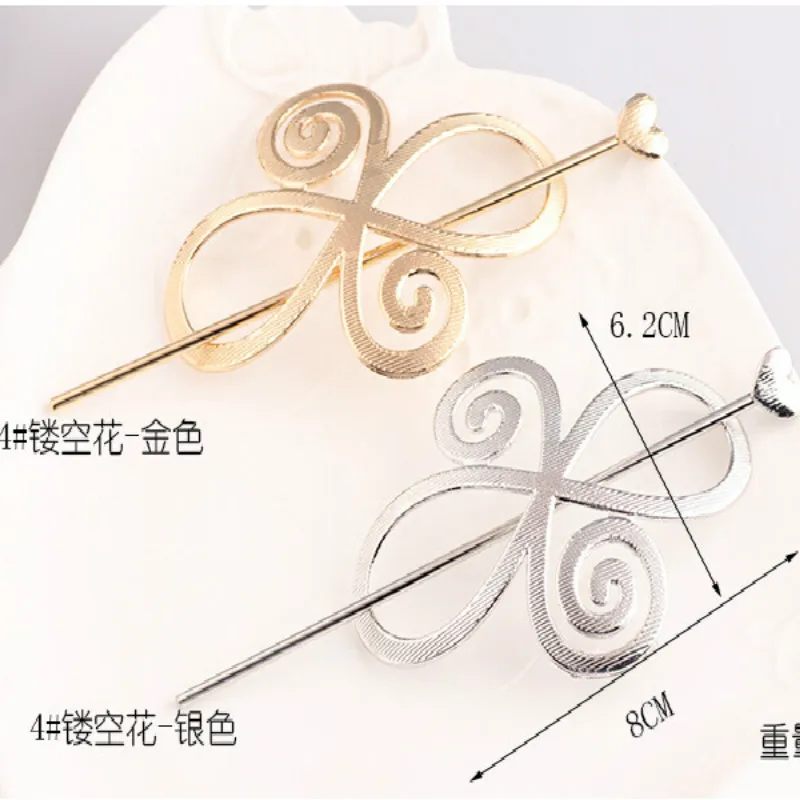 

2018 Fashion Pretty Exquisite Women Hair Accessory Hairpin Barrette Lady Long Hair Slide Clip Shawl Pin Bun Holder