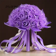 ZYLLGF Свадебные Свадебное с Цветами в Руках Букет Искусственный Букет Де Casamento Mariage Свадебные Аксессуары WF3