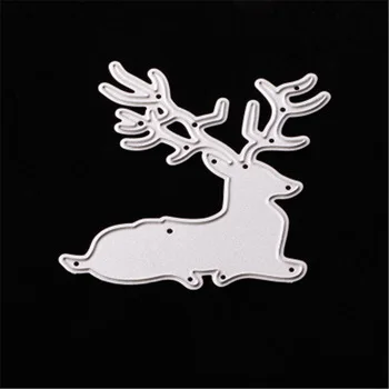 Deer Metal Cutting Dies Stencil DIY Scrapbooking Decorative Craft Photo Album Embossing Folder Paper Crad