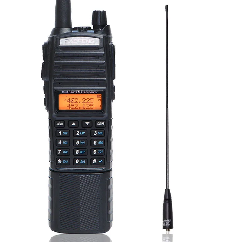 Портативная рация Baofeng UV 82 plus 8 Вт 3800 мАч портативное двухдиапазонное радио 10 км