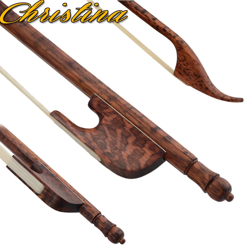 Christina 4/4 Baroque violin bow, South American import serpentine wood