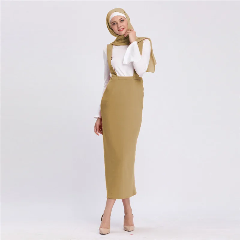 6-Fashion-Women-s-Belt-Skirt-Overalls-Dress-Muslim-Bottoms-Long-Skirts-Pencil-Skirt-Ramadan-Party-Worship