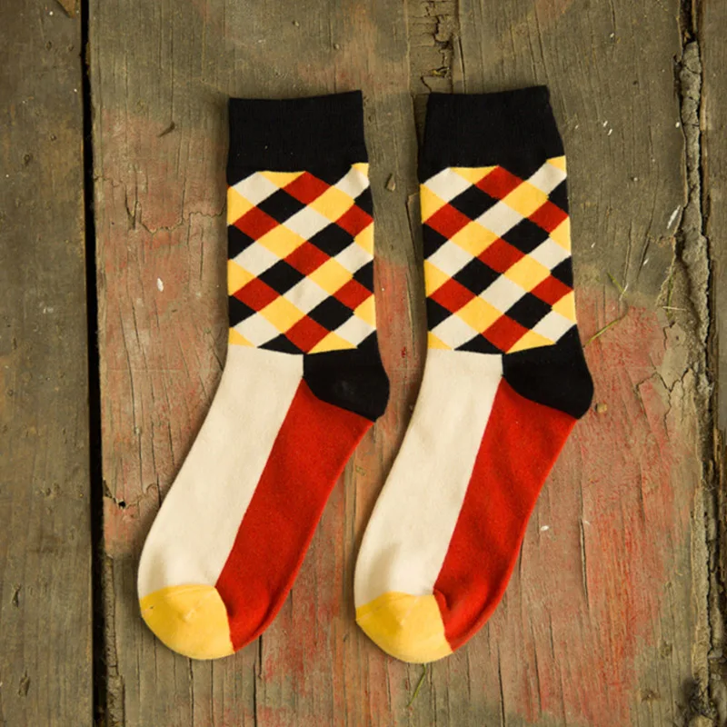 Хит, мужские носки в стиле хип-хоп, сетчатые, треугольные, коала, креативный дизайн, Harajuku, британский стиль, дышащие, счастливые носки, на каблуках-лодочках - Цвет: Unisex for Eur38-43