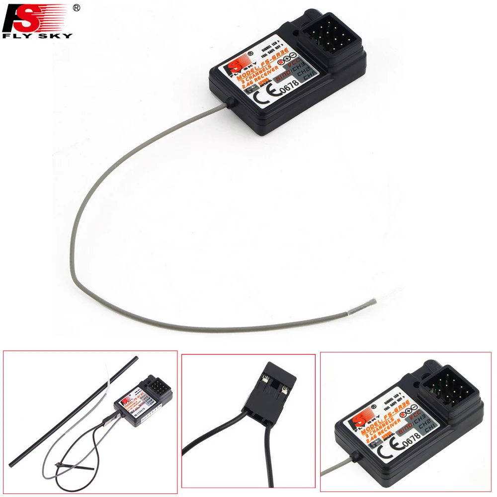 

10pcs/lot Flysky FS-GR3C FS-GR3E FS-GR3F 2.4G 3CH Receiver with Failsafe For RC Car FS-GT3 FS-GT2 FS-GT3C Transmitter