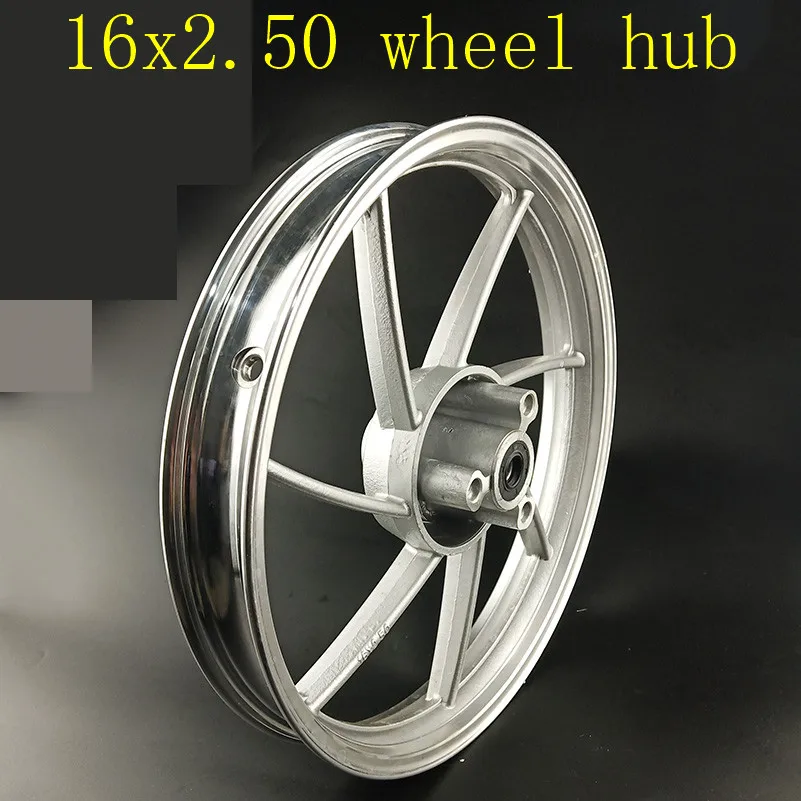 High Reputation Hot Sale 16 Inch Aluminium Alloy Wheel Hub Disc 6200 Bearing Rims for 16X2.50 Tyre Fits Electric Vehicle E-Bike