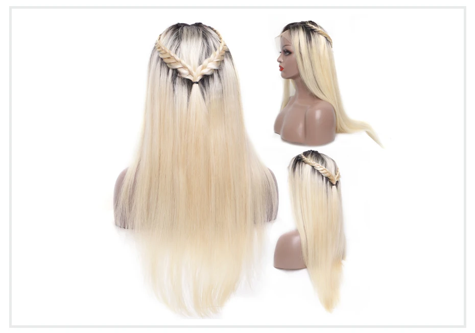 ombre blonde Lace Front Wig2