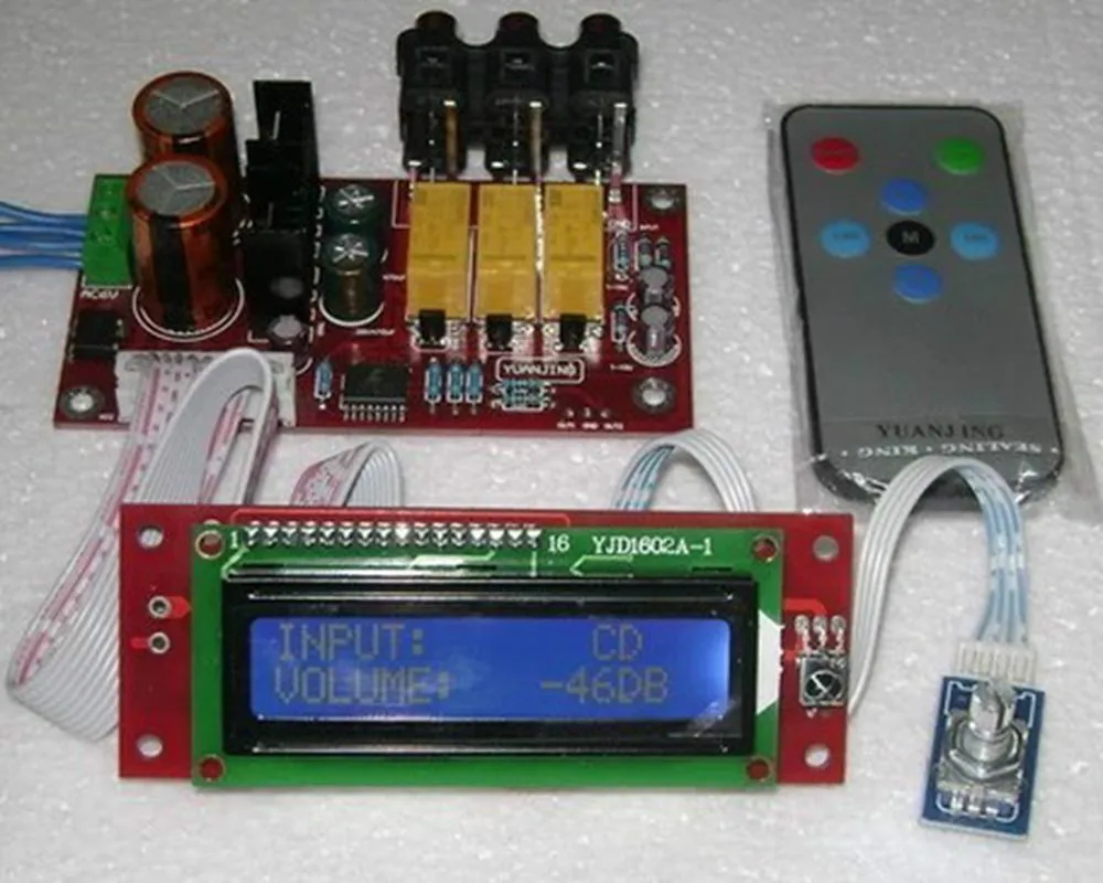 CS3310 Kit 3 Input Signal Switch Preamplifier Board