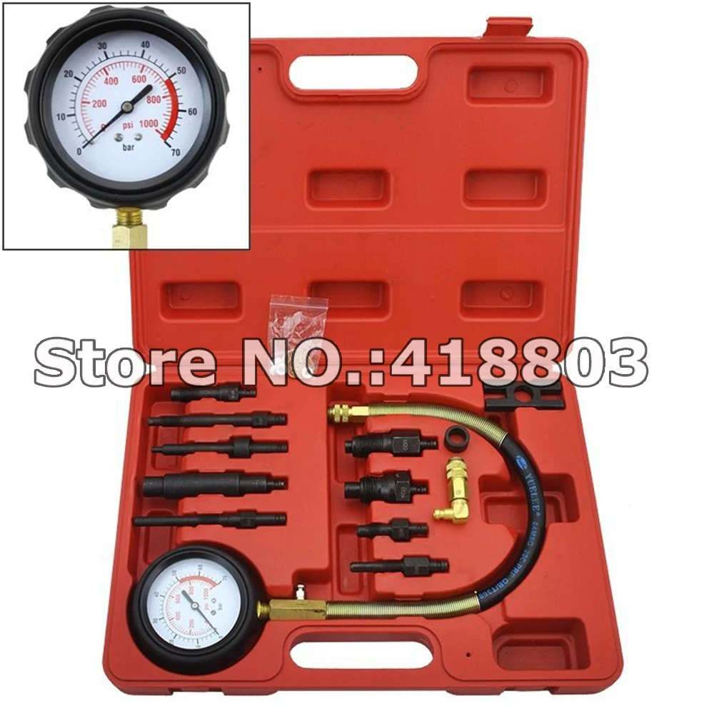 DIRECT & INDIRECT DIESEL ENGINE COMPRESSION INJECTION TESTER 12pc TEST