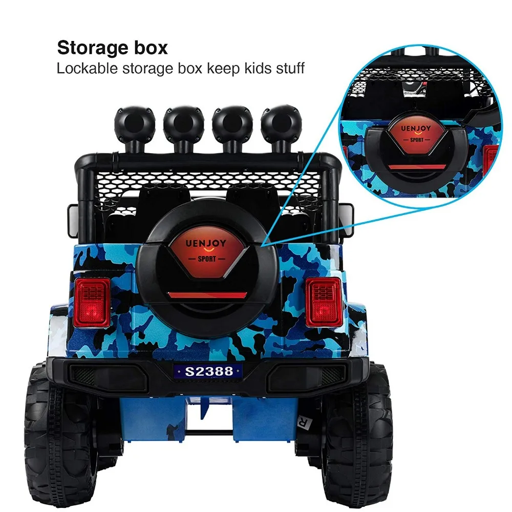 uenjoy ride on cars 12v