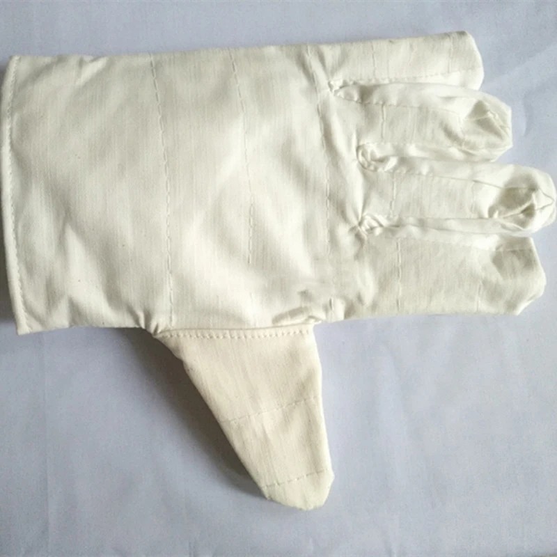 

1pair Heat Resistant Safety Gloves Double Canvas Welder Gloves Wear-resisting Protective Work Glove Industrial Work Protect New
