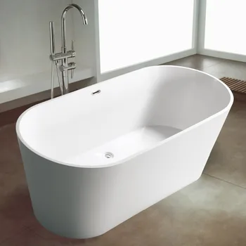 

Round artificial freestanding bathtub