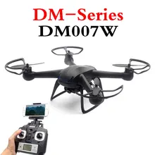 New listing FPV DM007W Drone 2.4G 4CH 6 Xis RC Helicopters With WIFI Real-Time Video HD 2MP Camera RTF Drones