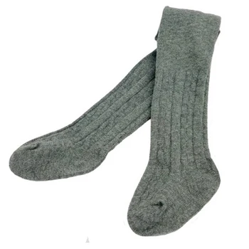 

High Quality 0-24m Baby 85% Cotton Warm Tight 3 Color Gray White Black Kid stockings Panjtyhose