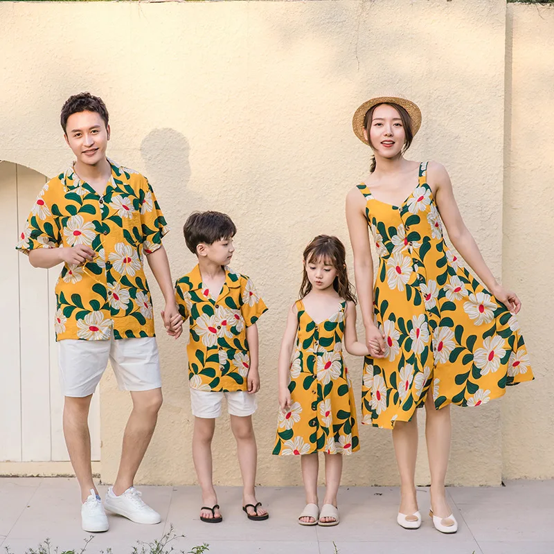 Mother And Daughter Evening Dresses Family Matching T Shirts Mommy