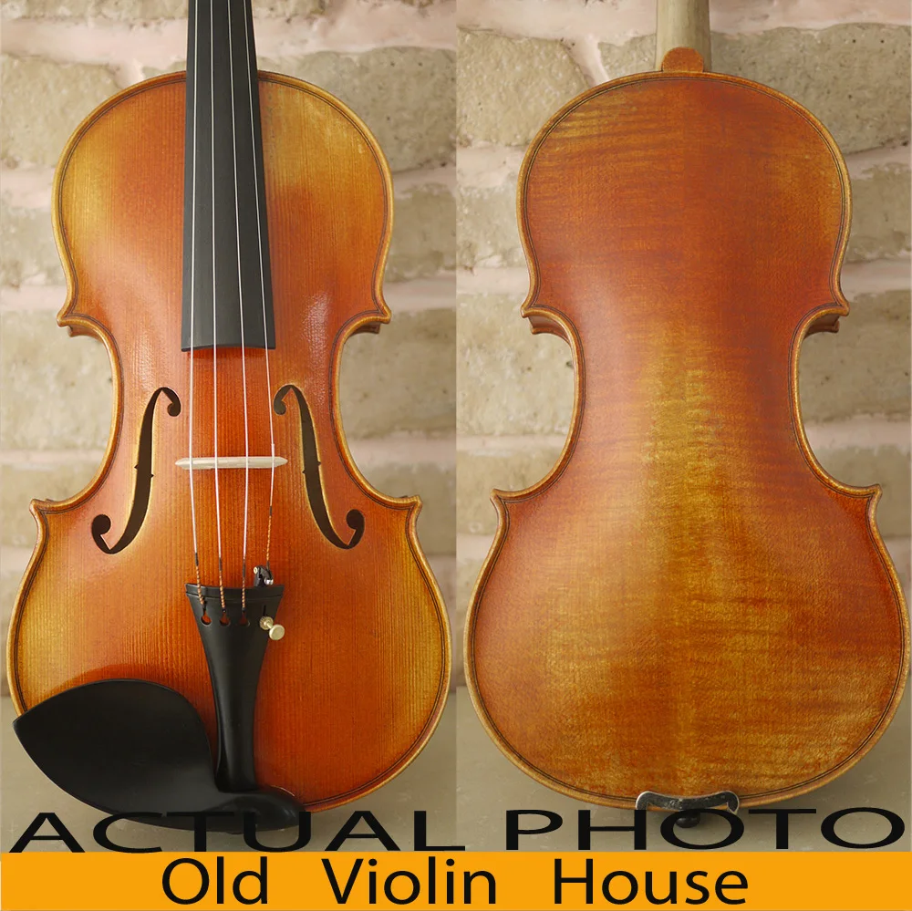 

100% Handmade Stradivarius Cremonese 1715 Violin Model, Antique varnish,Free violin case , bow and rosin, No.2450