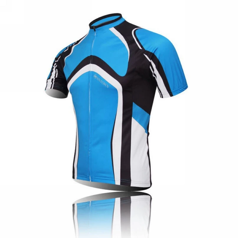 XINTOWN Велоспорт Джерси Топы Рубашки Roupa ciclismo Pro велосипед с коротким рукавом mtb велосипед Джерси Одежда для велоспорта на открытом воздухе - Цвет: Синий