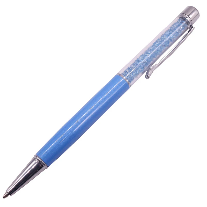 Распродажа, 30 шт., 0,7 мм, кристальная ручка/сменная ручка, 100 шт., металлическая шариковая ручка, наконечник, студент, школа, офис, ручка для письма, подарочная ручка