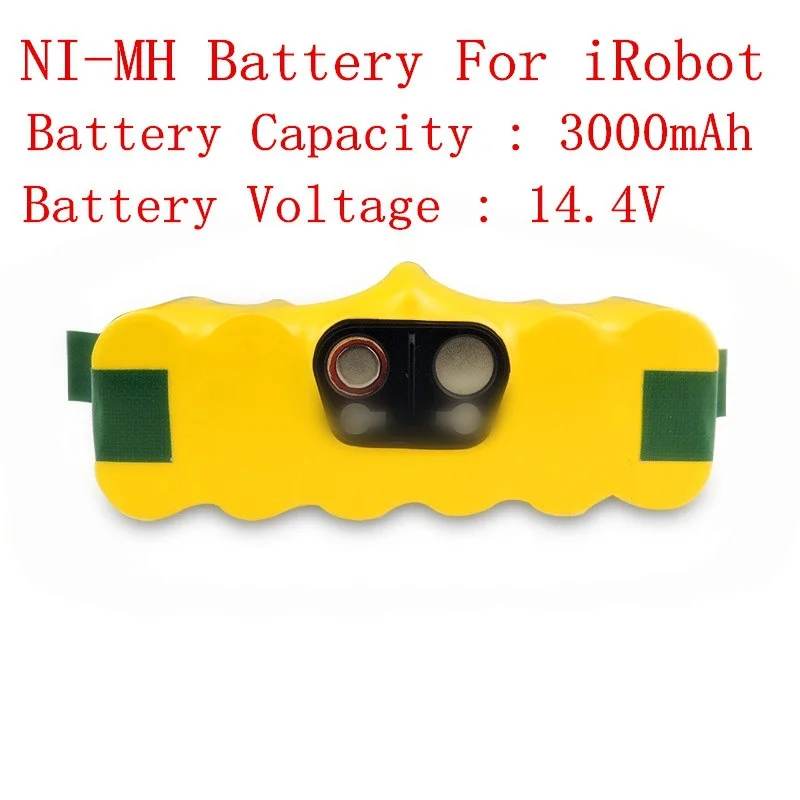 Cncool 14 4 V 3000mAh Ni-MH аккумулятор 620 610 630 650 660 Запчасти для пылесоса Irobot Roomba