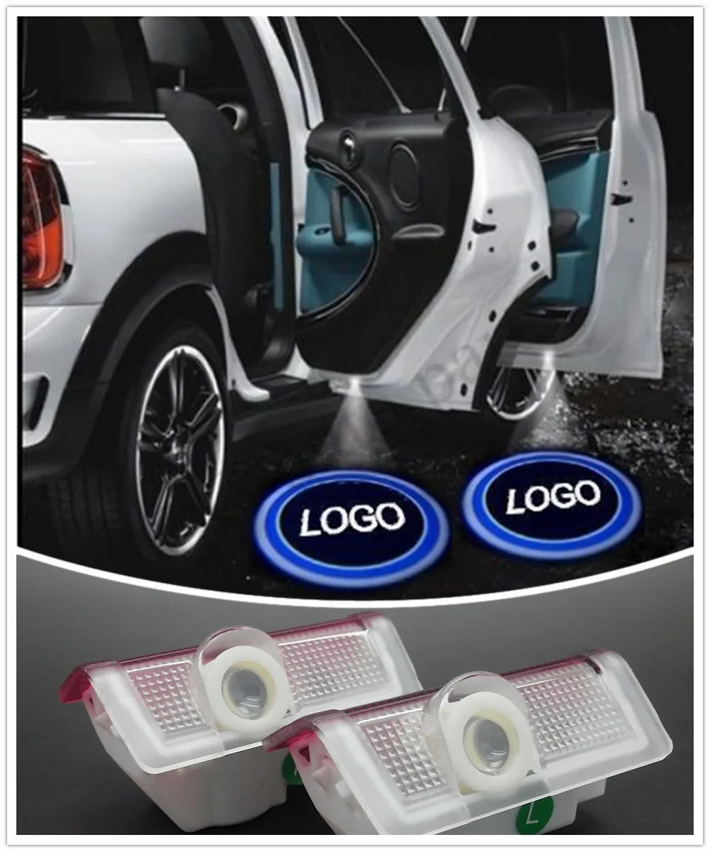 1 Set LED Car Door Logo Light Light for Benz Ghost Shadow Light