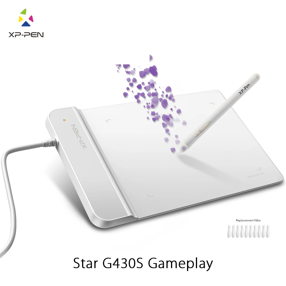 

XP-Pen G430S Drawing Tablet Graphic Tablet 4 x 3 inch Painting Tablet for OSU with Battery-free stylus- designed! Gameplay