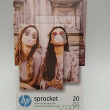 Новая Звездочка оригинальная фотобумага для hp Bluetooth Карманный фотопринтер zink паста фотобумага клейкая лента