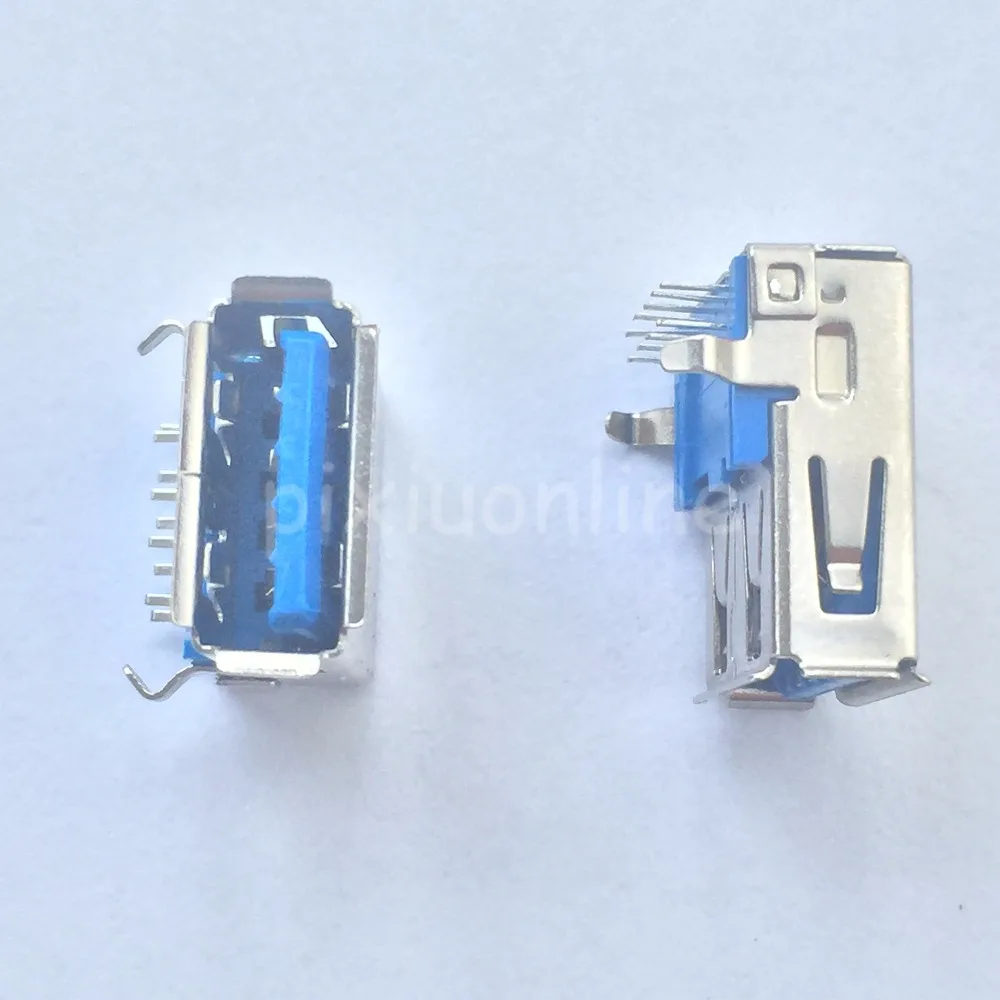 5pcs USB 3.0 A Type Female Socket Connector for High-speed Data Transmission G46Y