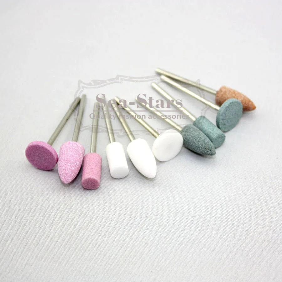 New Band Dental Lab Mixed 100 pcs Corundum Gravel Ceramic Thick Mounted