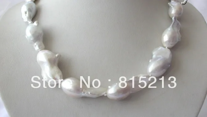 

ddh00534 stunning big baroque white reborn keshi freshwater pearl necklace 28% Discount