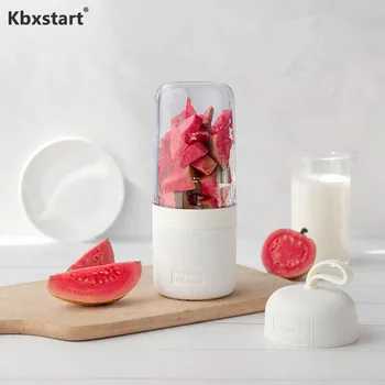 

Kbxstart 400ml Portable Mini Electric Multifunction Juicer Cup 4 Blades USB Charging Smart Blender Fruit Extractors Machine