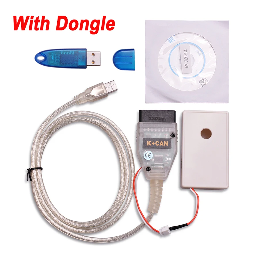 Con Dongle VAG TACHO USB versión 50 Cable de soporte VDO con 24C32 o 24C64 VAG kombiinstrumento Imm