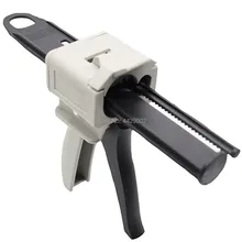 10: 1 75 мл AB эпоксидный клей пистолет из 2 частей Ручное определение адгезии Пистолеты прессуя инструмент двухкомпонентный для эпоксидной смолы акриловый клей AB шприц для заделки швов