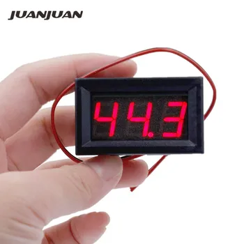 

Red LED Panel Mini Digital Two-wire Voltmeter DC 5V To 120V voltage tester volt meter for car 10%Off
