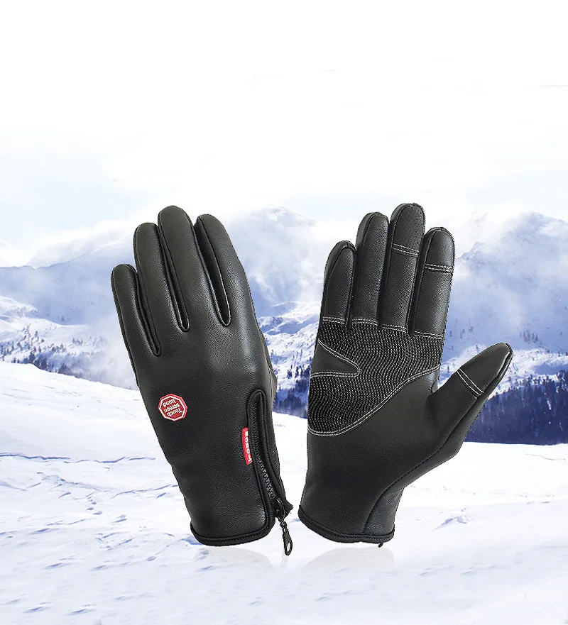 PU Waterproof Horse Riding Gloves Touch Screen Horse Riding Equestrian