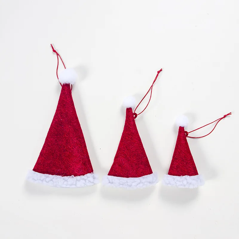 3 шт. рождественские украшения для дома рождественские шляпы висячие украшения натальные Noel шляпа год подарки Navidad Декор