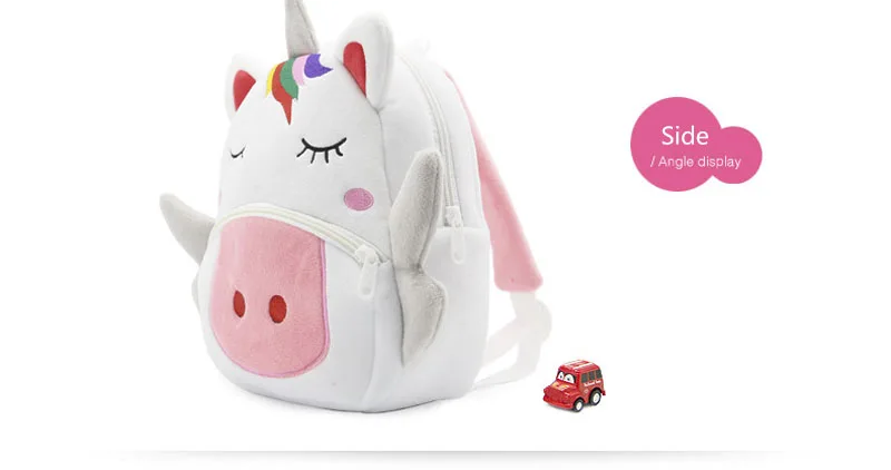 3D Детские Мультяшные плюшевые рюкзаки с единорогом, детские милые школьные сумки для детского сада, детские подарки, вместительные милые сумки для девочек Kawaii
