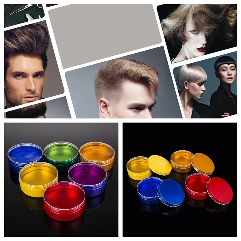 Лучший 130 мл для мужчин женщин помада для волос увлажняющий укладки пушистые матовые стереотипы воски гель для волос Pomades воски макияж