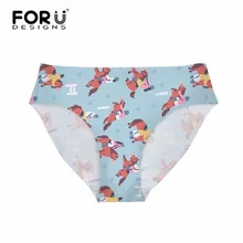 FORUDESIGNS/трусики бикини бразильские стринги купальник милый мультфильм лошадь Печать купальники из Бразилии отделяет плавки для женщин