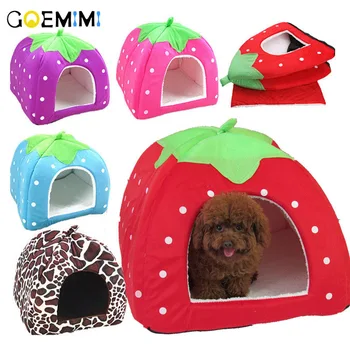 

Fashion Soft Dog House,Strawberry Shape,Lovely Dog Bed,Warm Corduroy Cute Cat House,Lovely Pet Bed For Cat And Small Dogs