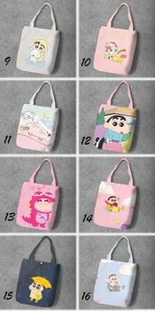 

IVYYE Crayon Shin-chan Fashion Anime Foldable Canvas Shopping Bag Casual Shoulder Bags Customized Tote Handbag Lady Girls New